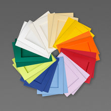 Laden Sie das Bild in den Galerie-Viewer, Passepartout - Sets Karte mit Kuvert DIN B 6 Rössler Paperado