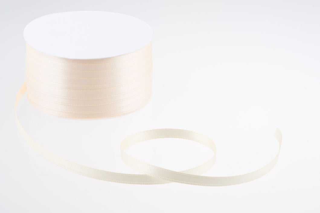 Satinband 6 mm breit in 23 Farben 1 Rolle mit 50 Meter