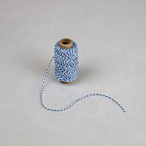 Bakers Twine blau/weiß