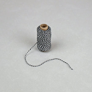 Bakers Twine schwarz/weiß