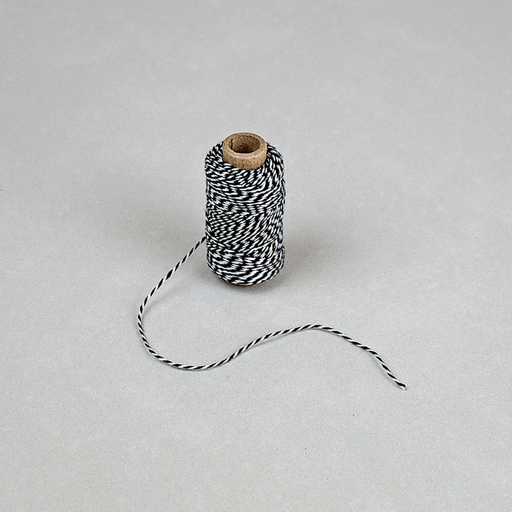 Bakers Twine schwarz/weiß