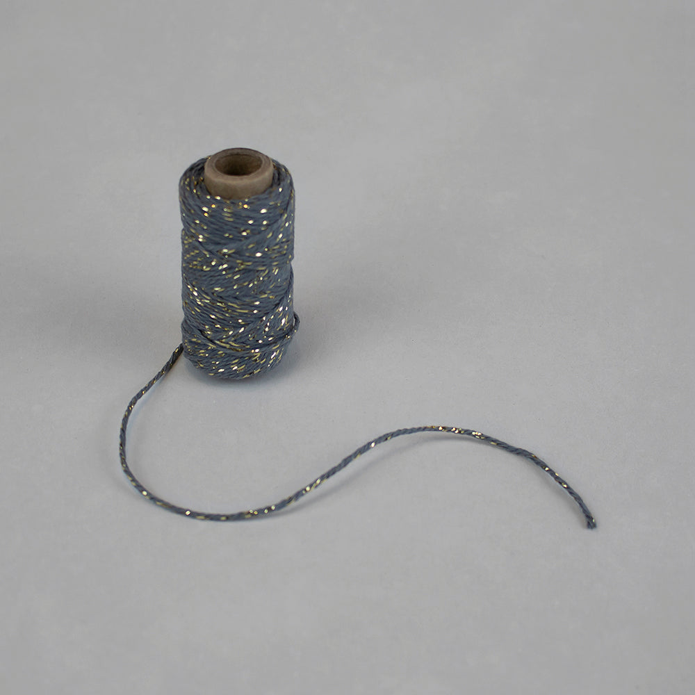 Bakers Twine taupe/silber