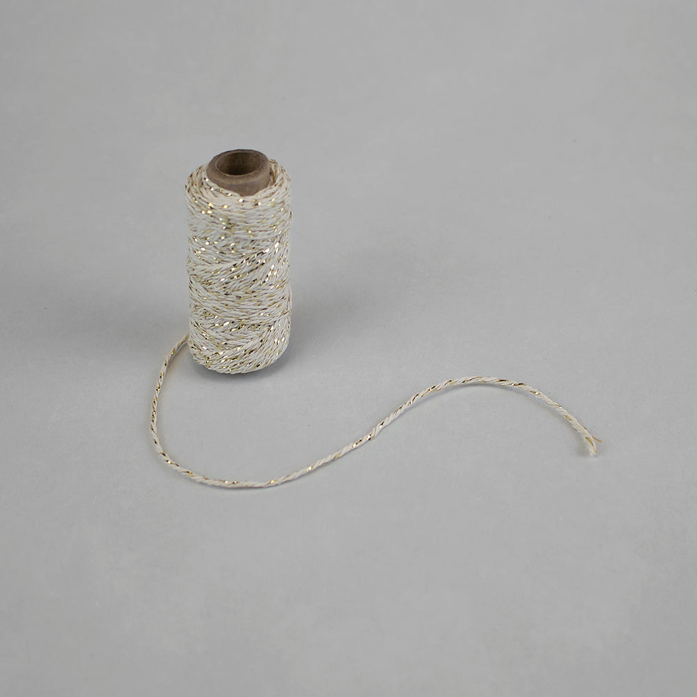 Bakers Twine ivory/gold