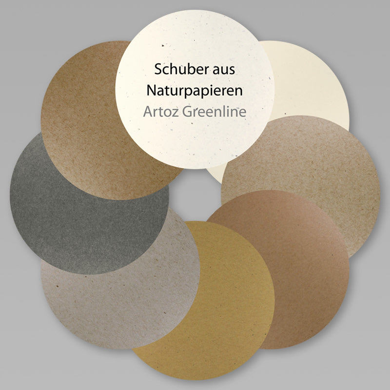 Artoz Greenline Schiebekarten Schuber mit Einsteckkarte